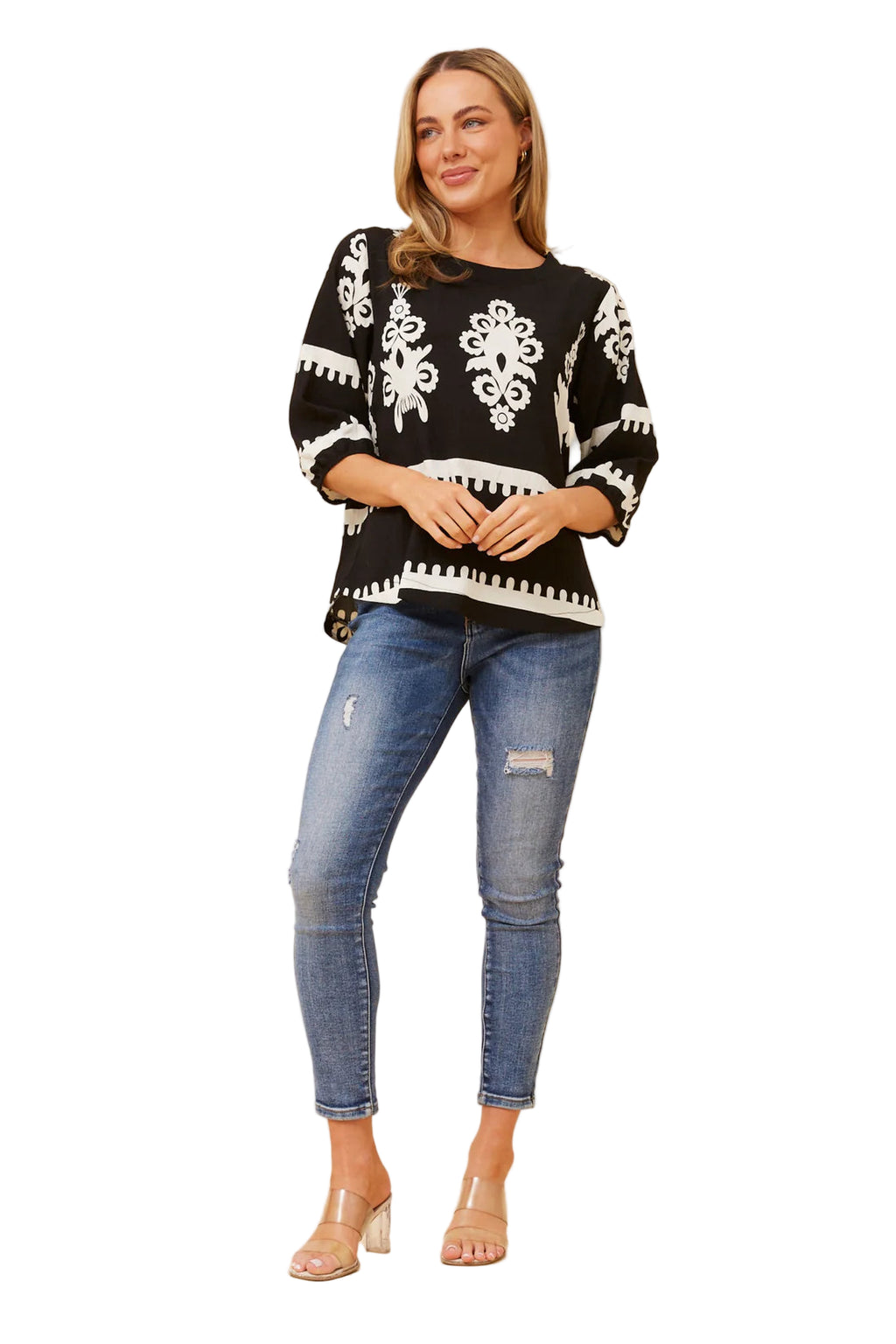TATUM TOP IN BLACK