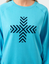 Load image into Gallery viewer, CHEVRON CROSS SWEATER
