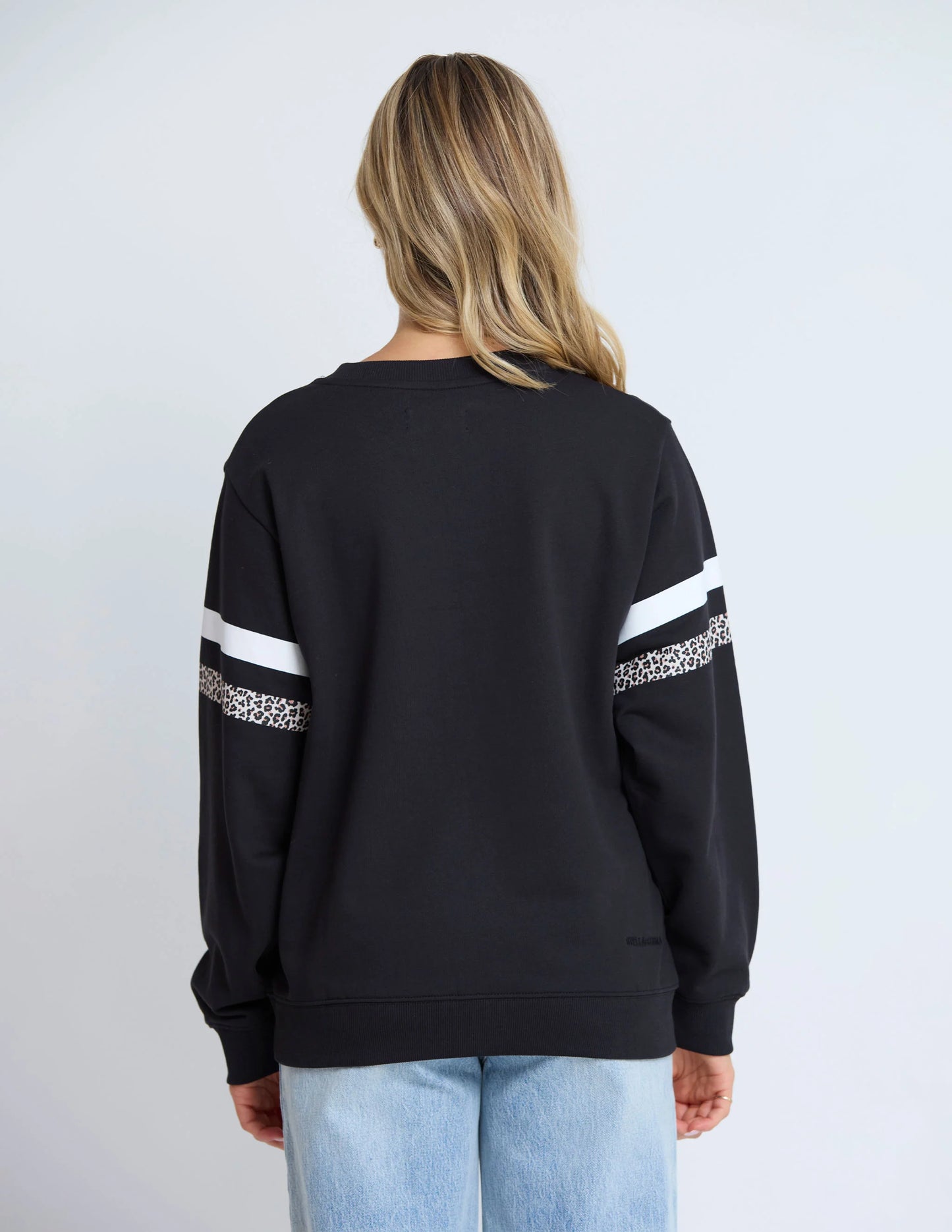 BLACK LEOPARD CLASSIC SWEATER