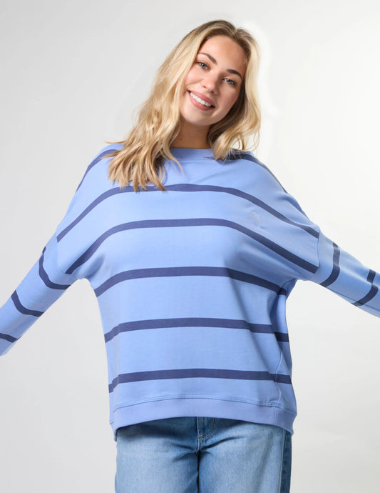 NEWPORT RELAXED CREW IN CORNFLOUR