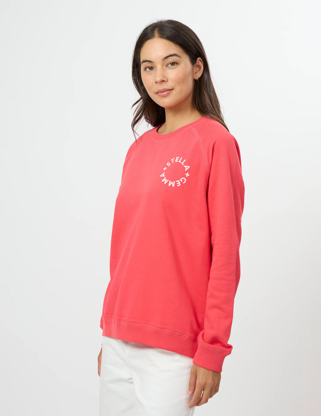 CLASSIC SWEATER IN DEEP CORAL