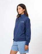 CORE ZIP SWEATER IN MARINE CORE