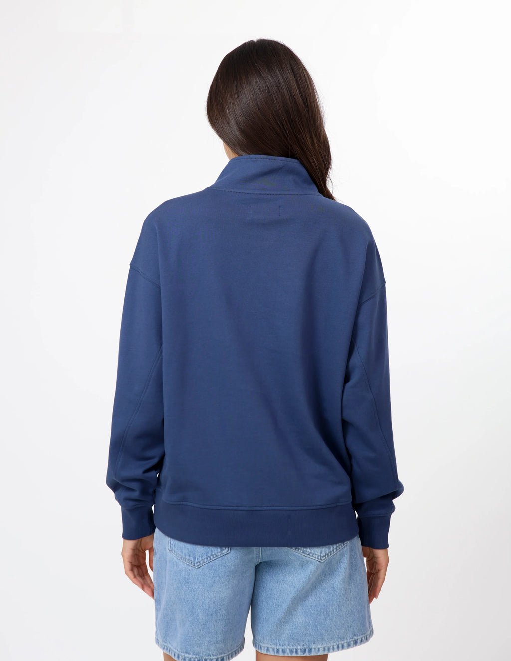 CORE ZIP SWEATER IN MARINE CORE