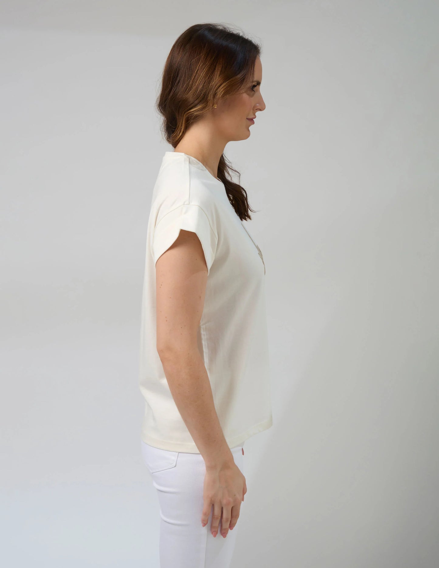 CUFF TEE ZEBRA CROSS