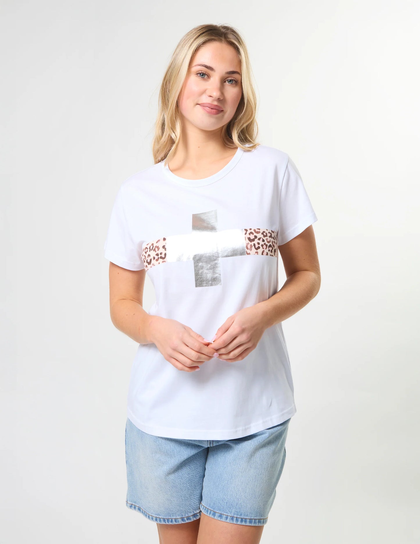 SILVER CROSSING CLASSIC TEE