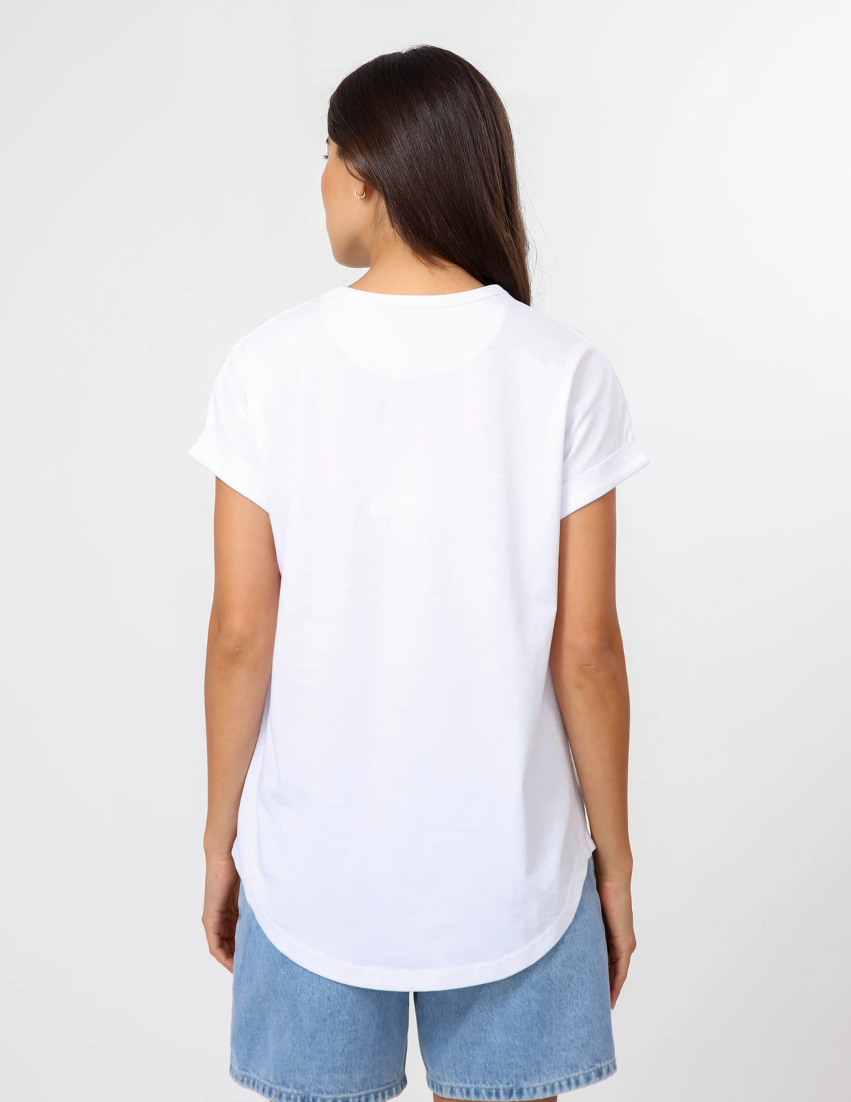 PICNIC STRIPES SOHO CUFF TEE