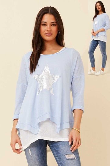 SKY DOUBLE LAYER TOP