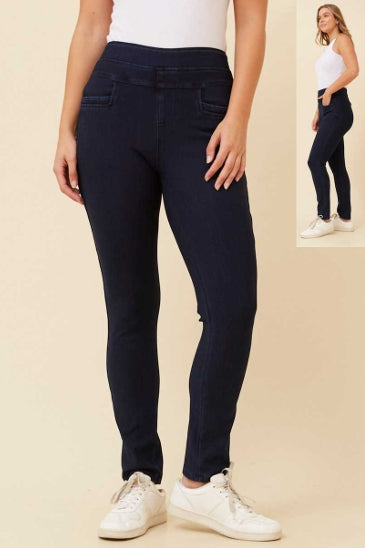 DENIM PULL ON JEANS