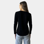 AMYIC BLACK LONG SLEEVE TEE