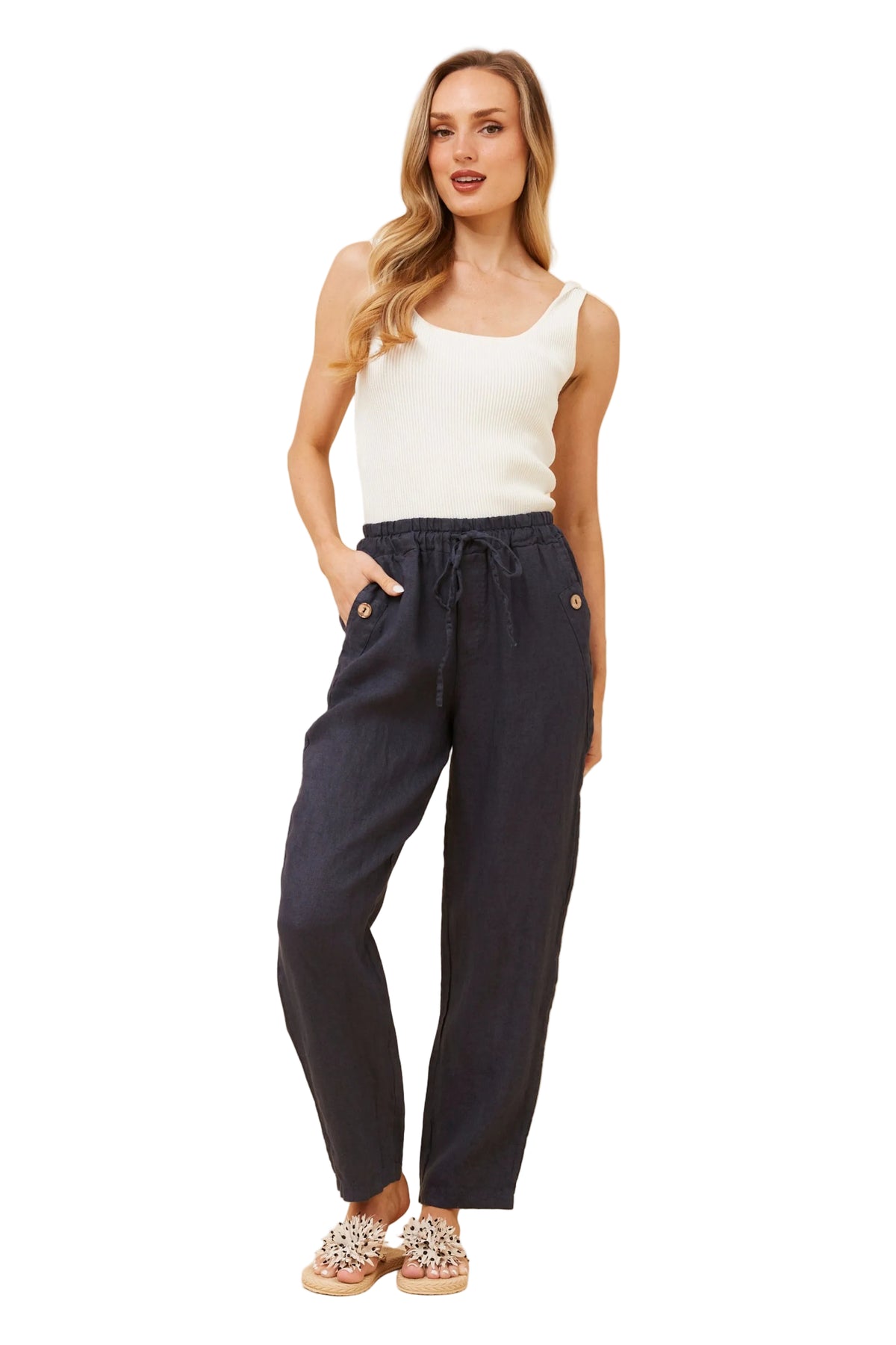 ZURI  LINEN PANT
