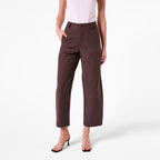 AMYIC BARREL LEG PANT IN CHOCOLATE