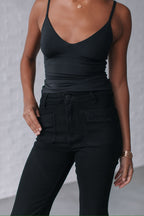 ANDY STRAIGHT LEG JEAN IN BLACK