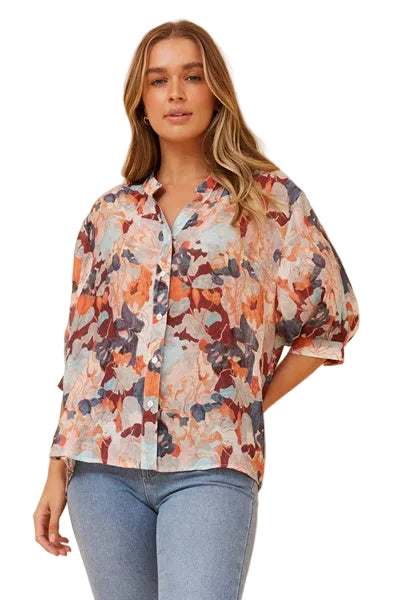 JAXIE TOP IN ORANGE