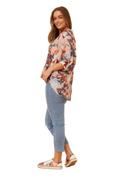 JAXIE TOP IN ORANGE