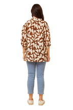 JAXIE TOP IN CHOCOLATE