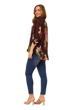 JAXIE TOP IN EGGPLANT
