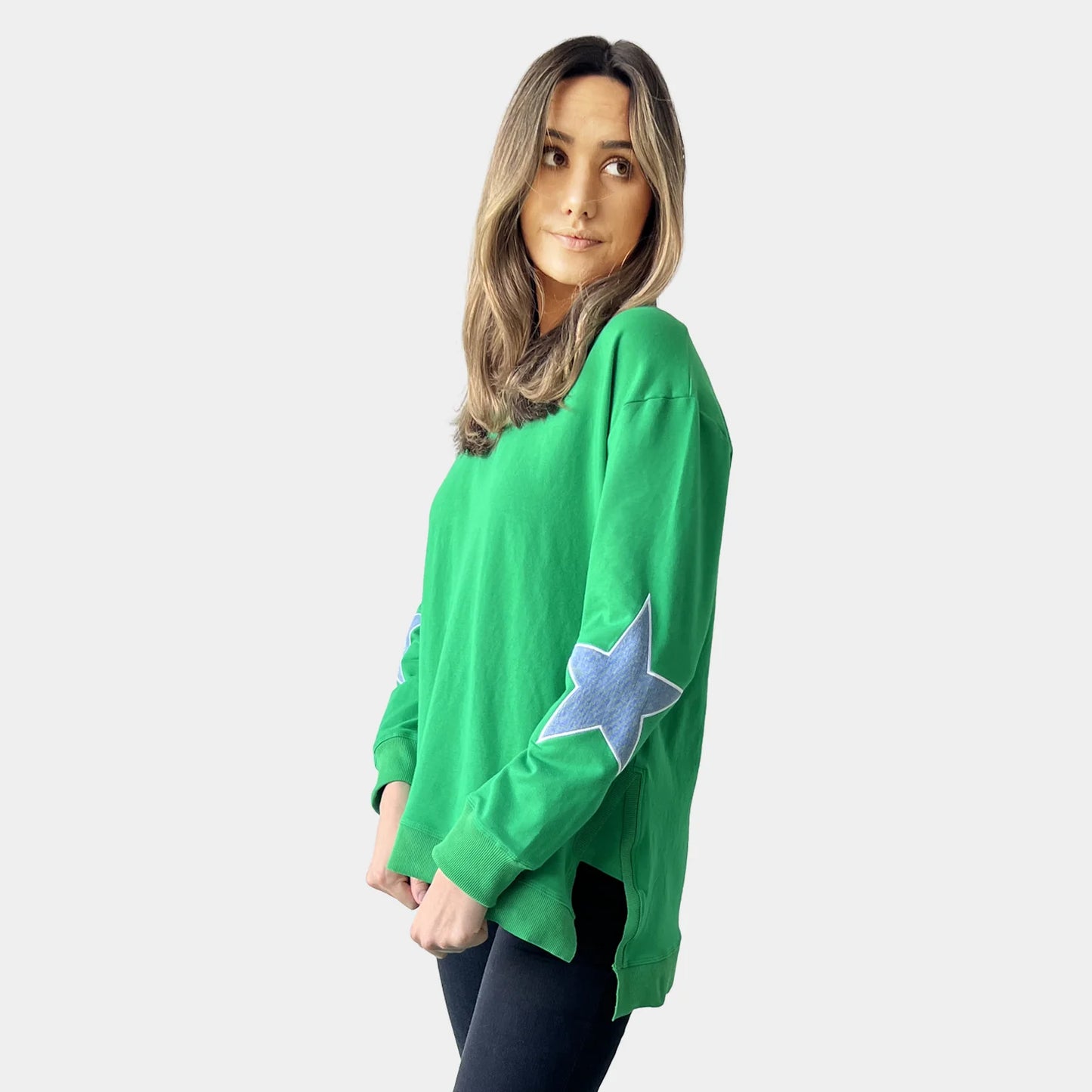 AMY GREEN SWEATER