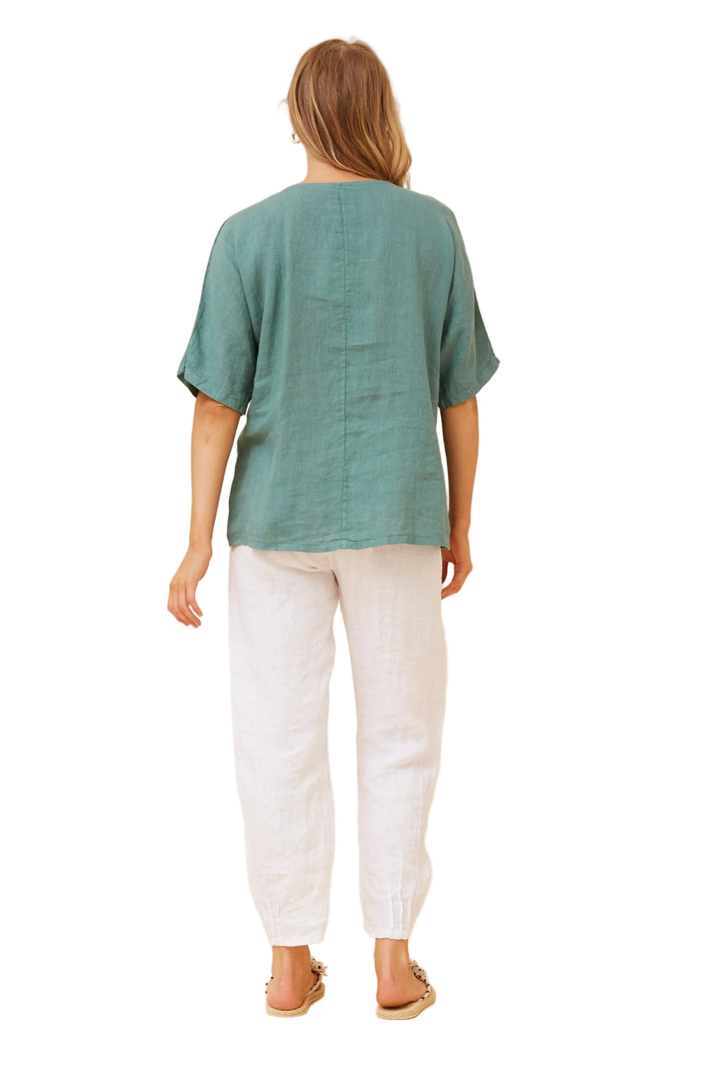 CIENNA TOP IN TIFFANY BLUE