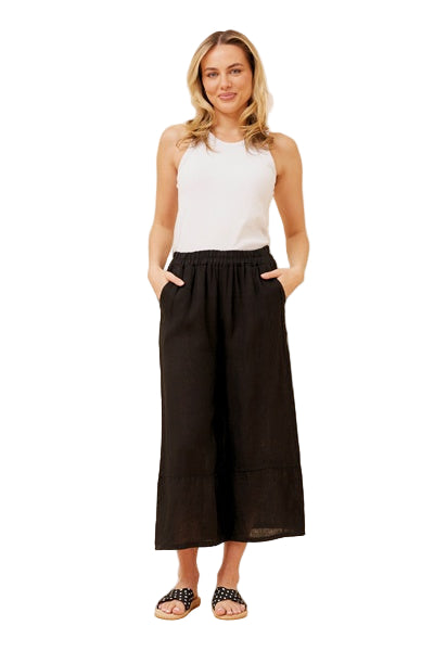 CROP LINEN PANT