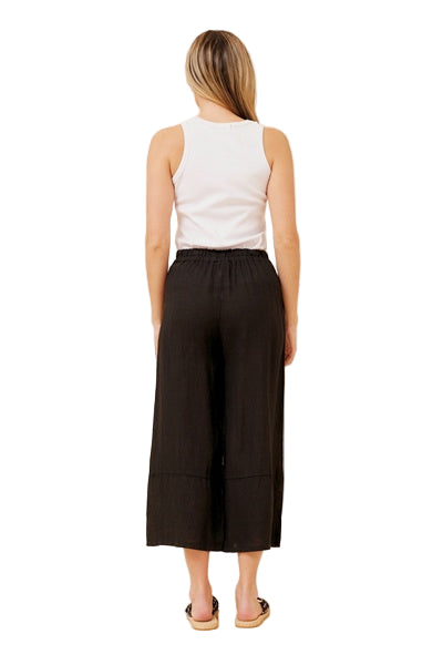 CROP LINEN PANT