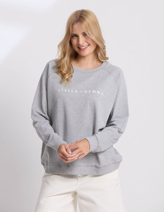 CLASSIC SWEATER IN GREY MARLE