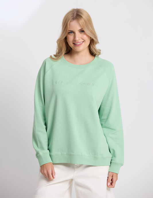 CLASSIC SWEATER IN SNIFTER GREEN