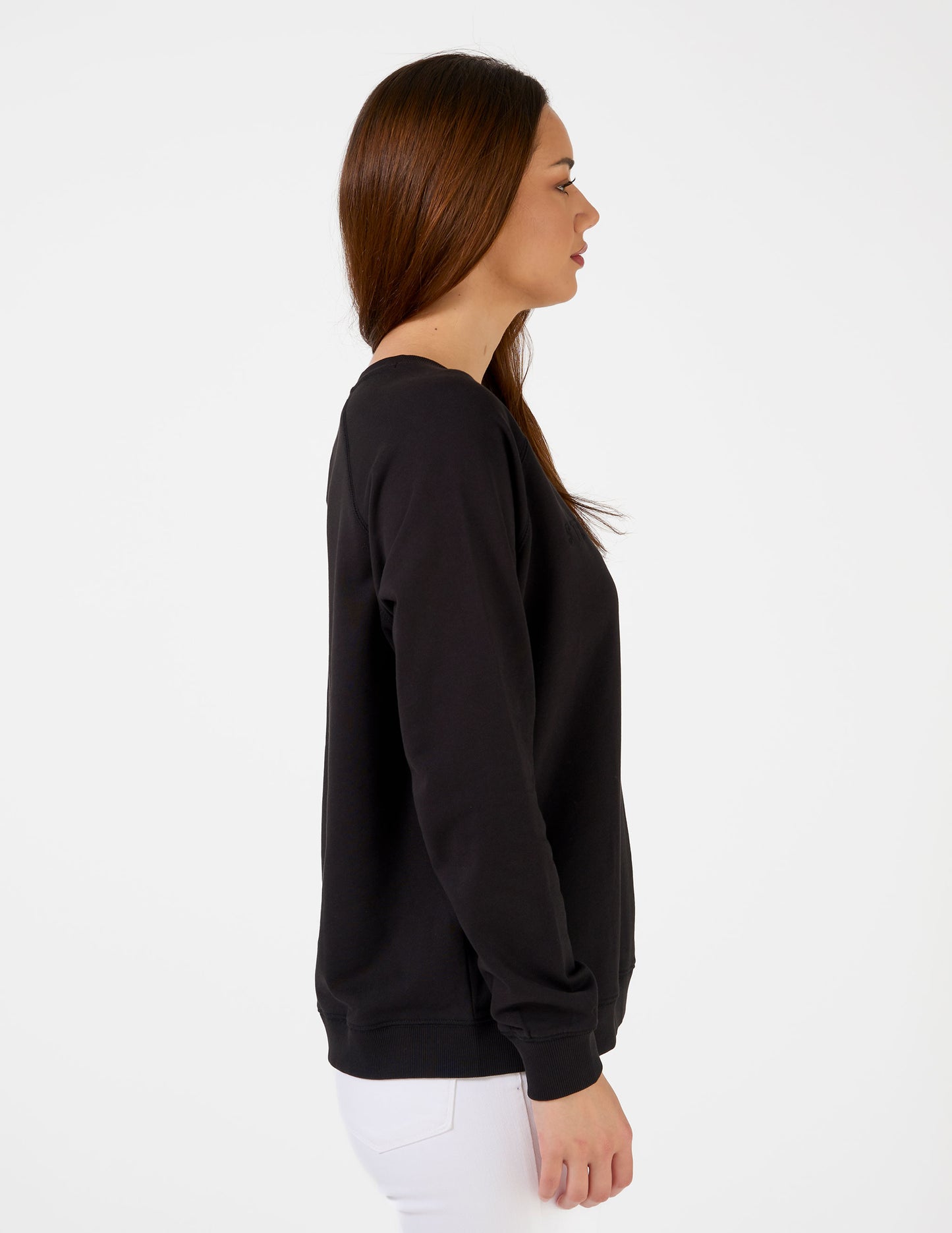 STELLA + GEMMA  LOGO CLASSIC SWEATER BLACK