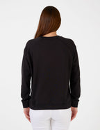STELLA + GEMMA  LOGO CLASSIC SWEATER BLACK