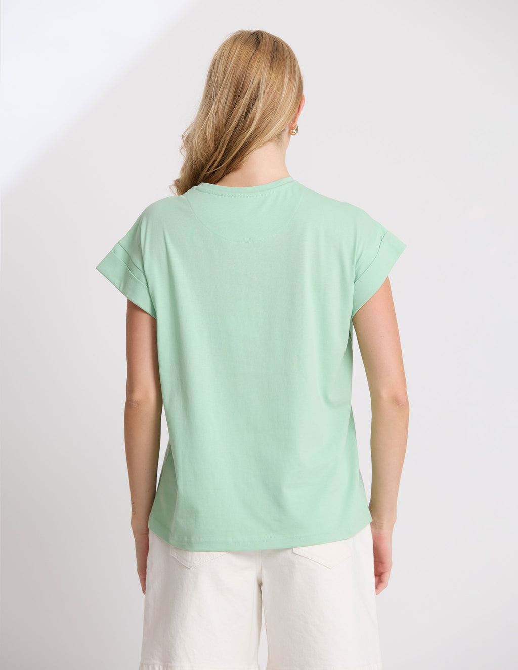 STELLA + GEMMA  LOGO CUFF TEE