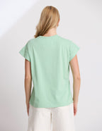 STELLA + GEMMA  LOGO CUFF TEE