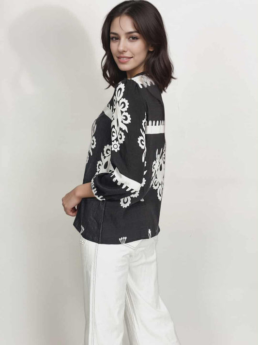 CALLI GEO BLOUSE