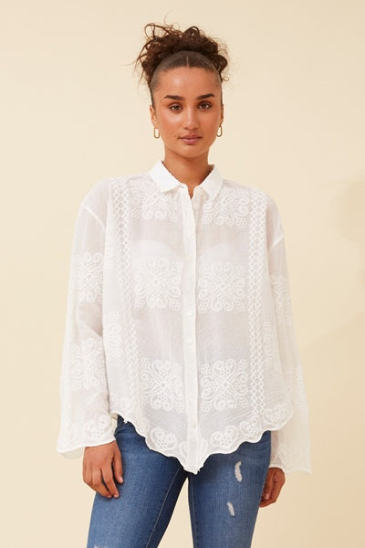 ZOE LACE BLOUSE