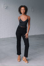 ANDY STRAIGHT LEG JEAN IN BLACK