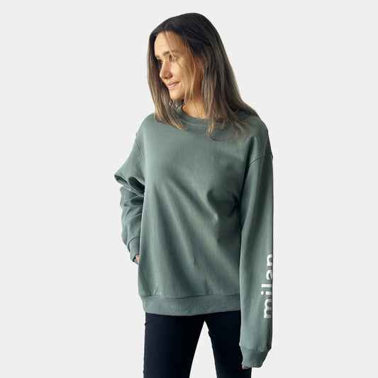 KHAKI MILAN SWEATER