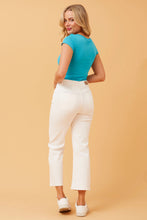 Load image into Gallery viewer, WHITE DENIM PANT
