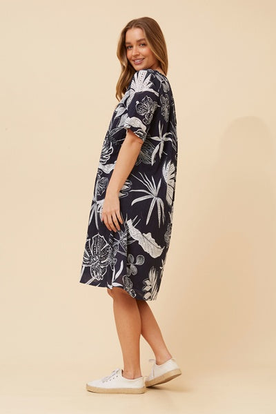 BAILY DRESS IN NAVY