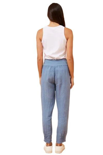 RILEY LINEN PANT DENIM