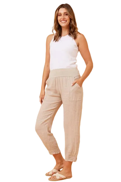 RILEY PANT IN LINEN