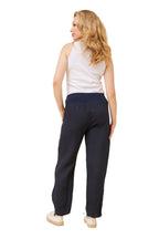 RILEY linen PANT IN NAVY