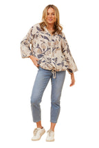 ASHER JACKET IN MULTI BLUE