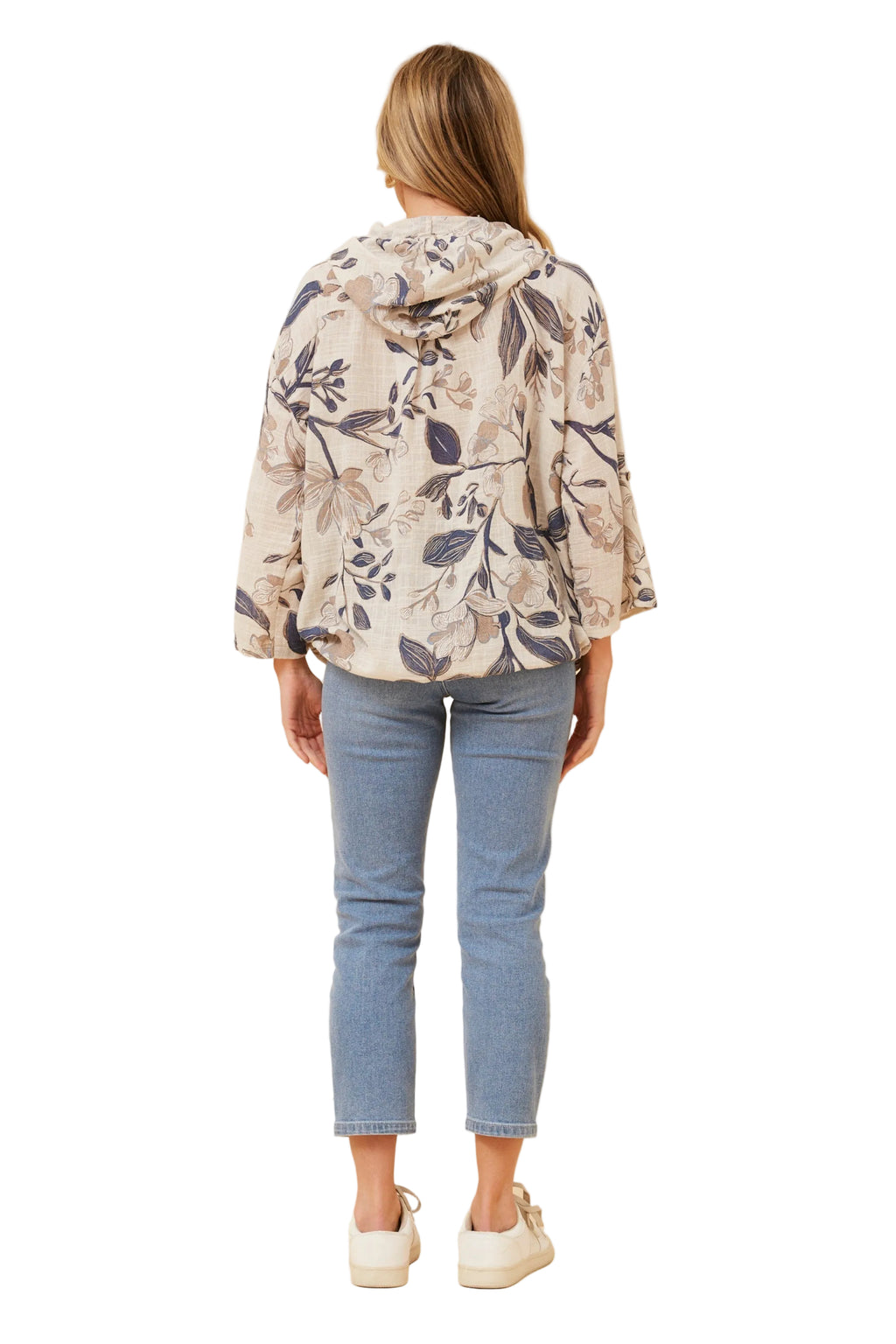 ASHER JACKET IN MULTI BLUE