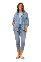 ASHER JACKET IN BLUE JEAN