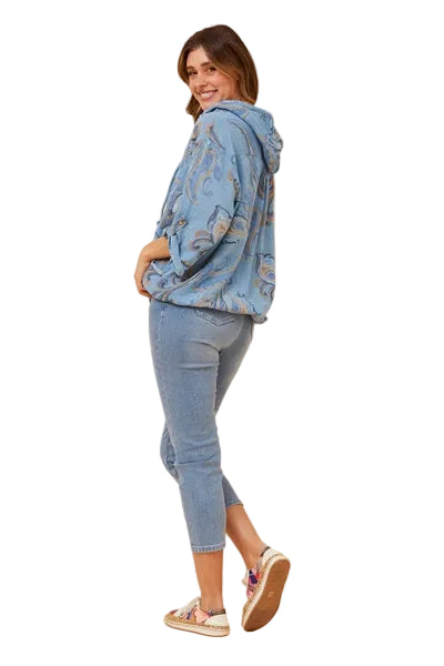 ASHER JACKET IN BLUE JEAN