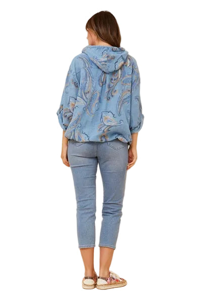 ASHER JACKET IN BLUE JEAN
