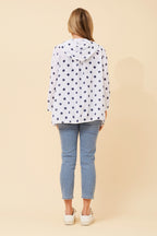ASHER NAVY SPOT JACKET