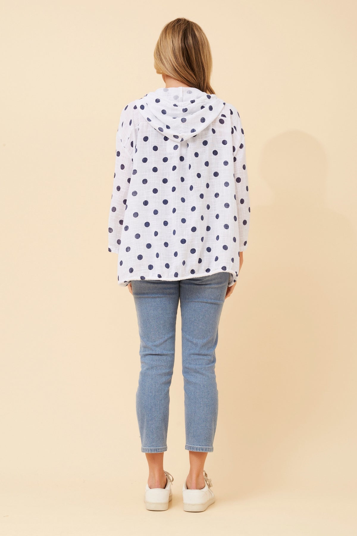 ASHER NAVY SPOT JACKET