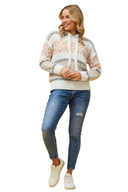 MELINA HOODED KNIT