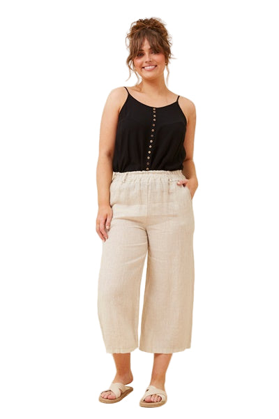 MACIE LINEN PANT IN LINEN