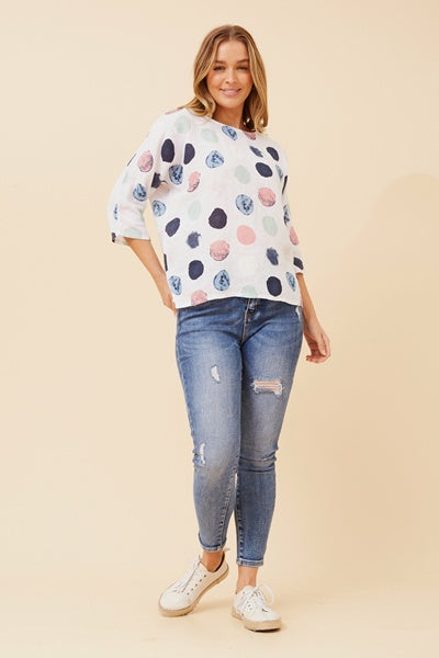 MYRA TOP IN WHITE