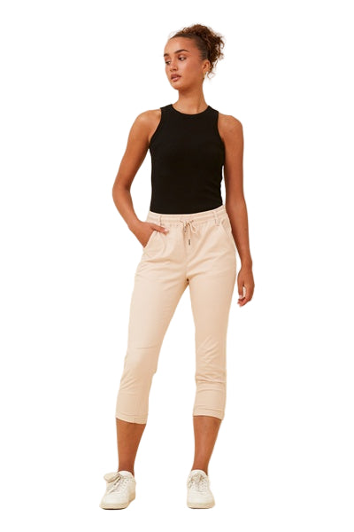 JESSIE JOGGER IN NOUGAT